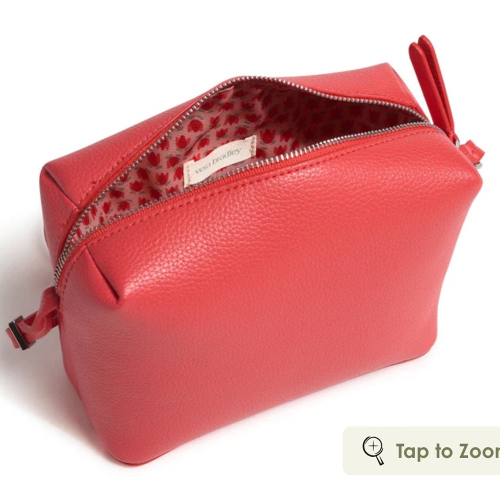 Vera Bradley Cayenne Faux Leather Camera Crossbody Bag